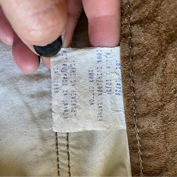 COPY - Vintage Skotts Suede,  100% suede leather pants. - Picture 7 of 9